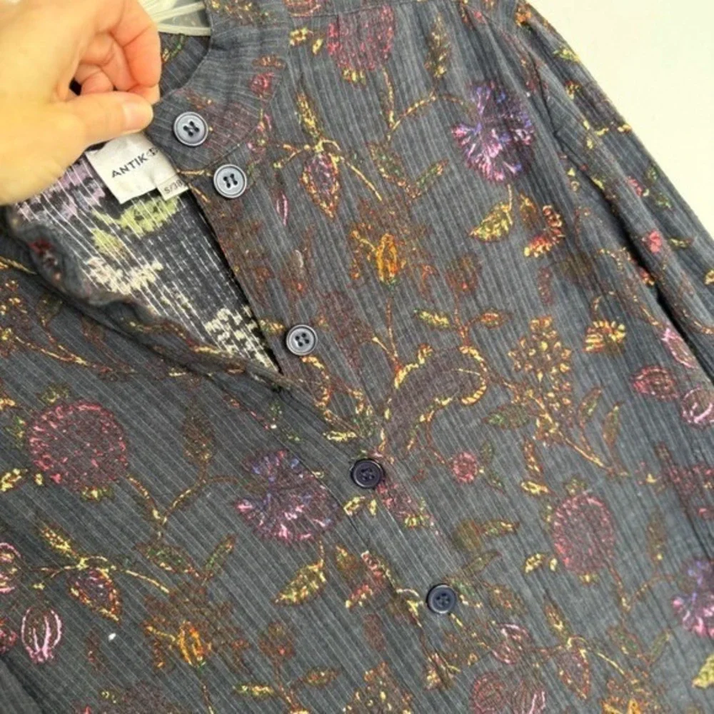M23 Antik Batik Alina Black‎ Floral Midi Dress